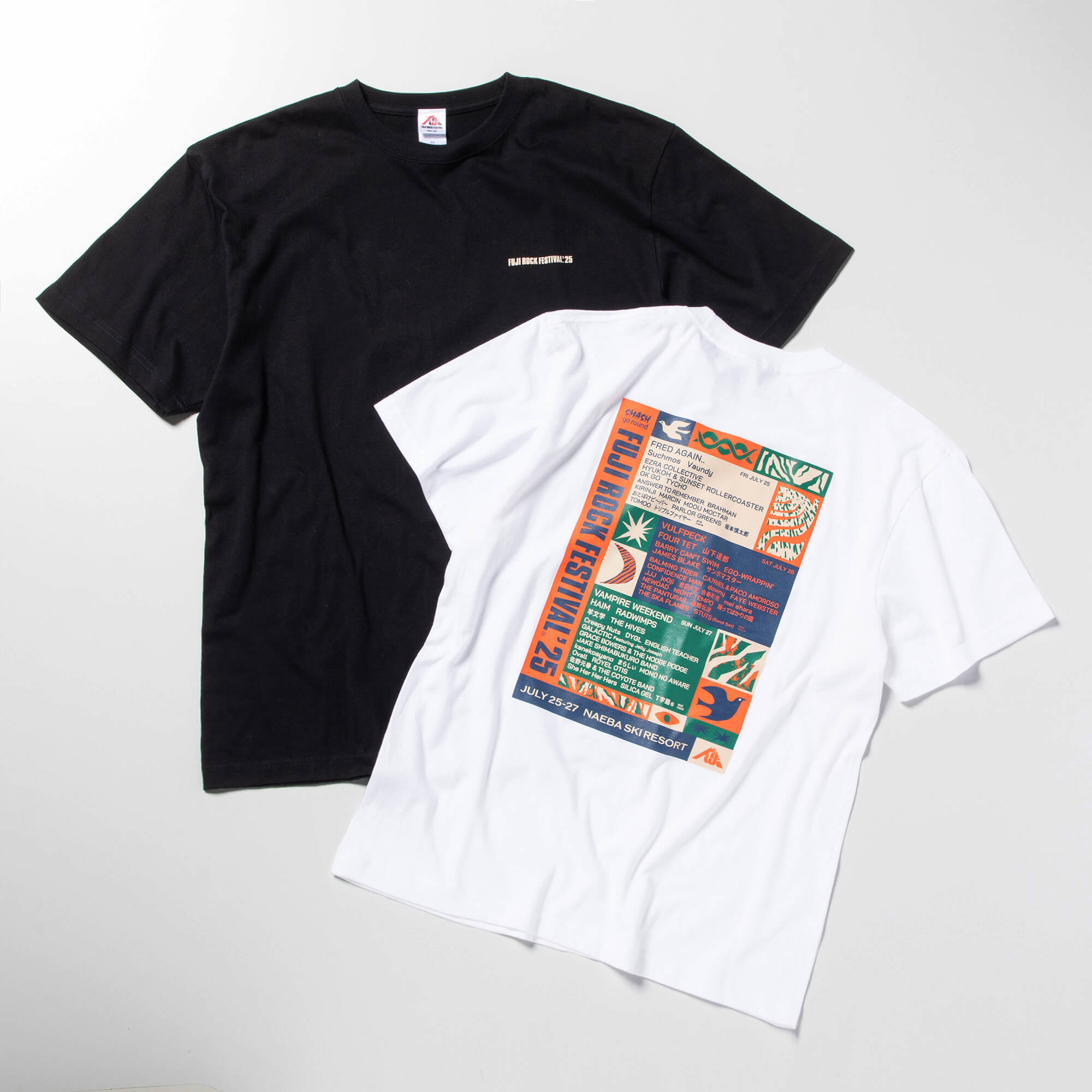 FUJI ROCK '25 Early Line Up Tシャツ - GAN-BAN/岩盤|フジ FUJI ROCK '25 Early Line Up Tシャツ - GAN-BAN/岩盤|フジ